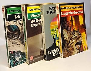 Seller image for La proie du chat + Le jardin des disparus + L'inconnu du Nord Express + L'empreinte du faux --- 4 livres for sale by crealivres