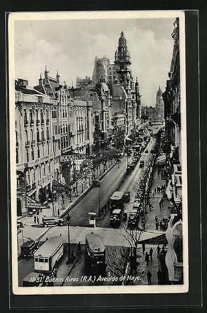 Postcard Buenos Aires, Avenida de Mayo