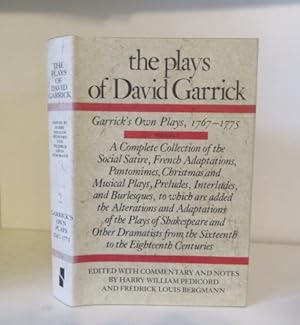Imagen del vendedor de The Plays of David Garrick, Volume 2. Garrick's Own Plays, 1767-1775 a la venta por BRIMSTONES