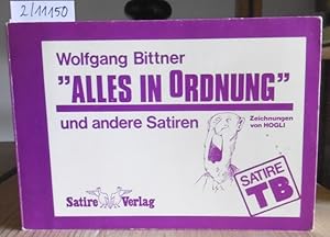 Seller image for "Alles in Ordnung" und andere Satiren. for sale by Versandantiquariat Trffelschwein