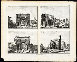 Antique Print-ROME-ITALY-ARCH OF CONSTANTINE-SEPTIMIUS SEVERUS-Diderot-1751