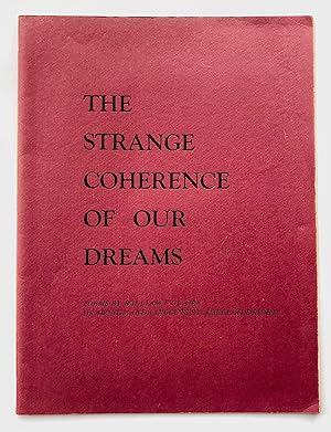 Seller image for The Strange Coherence of Our Dreams for sale by George Ong Books