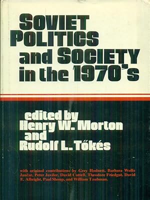 Imagen del vendedor de Soviet politics and society in the 1970's a la venta por Librodifaccia