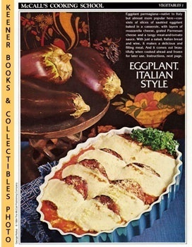 McCall's Cooking School Recipe Card: Vegetables 1 - Eggplant Parmigiana : Replacement McCall's Re...