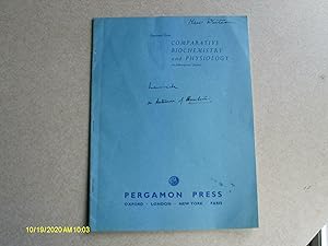 Immagine del venditore per The Antennular Sense Organs of Panulirus Argus Reprint from Comparative Biochemistry and Physiology 1964 venduto da Buybyebooks