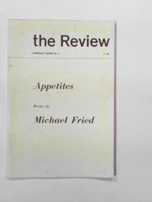 Imagen del vendedor de Appetites (The Review pamphlet series no.2) a la venta por Cotswold Internet Books