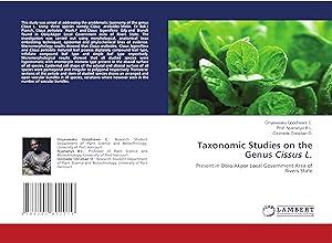 Seller image for Taxonomic Studies on the Genus Cissus L. for sale by moluna