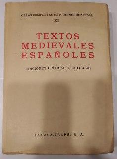 Imagen del vendedor de Textos mediavales espaoles. Ediciones crtica y estudios. a la venta por La Leona LibreRa