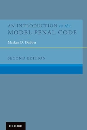 Seller image for Introduction to the Model Penal Code for sale by GreatBookPrices