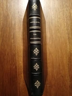 Sainte Beuve sa vie et ses oeuvres 1875 - d HAUSSONVILLE Paul Gabriel - Biographie Oeuvres Méthod...