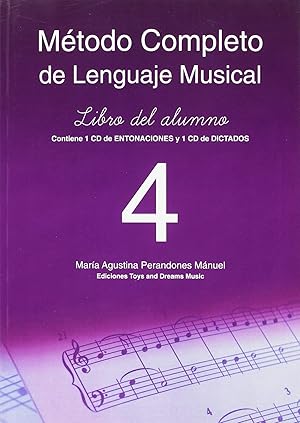 Imagen del vendedor de Mtodo completo de lenguaje musical, 4 nivel libro del alumno a la venta por Imosver