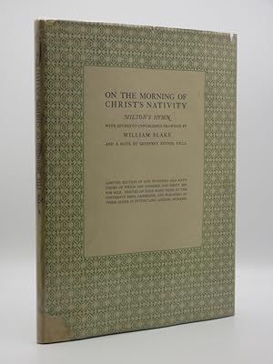 Imagen del vendedor de On the Morning of Christ's Nativity : Milton's Hymn with Illustrations by William Blake [SIGNED] a la venta por Tarrington Books