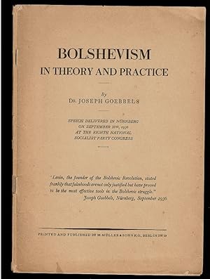 Bild des Verkufers fr BOLSHEVISM IN THEORY AND PRACTICE zum Verkauf von Circle City Books