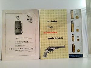Konvolut bestehend aus 3 Broschüren: Waffen - Pistolen - Kugelsichere Westen