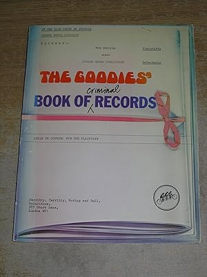 Imagen del vendedor de The Goodies Book Of Criminal Records a la venta por Neo Books