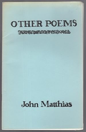 Bild des Verkufers fr Other Poems zum Verkauf von Between the Covers-Rare Books, Inc. ABAA