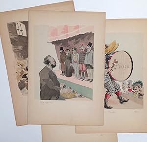 [Four prints from L'Oeuvre De Zola]