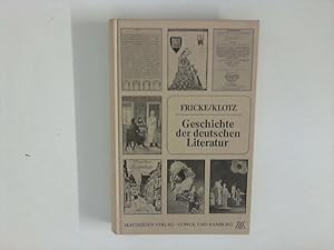 Bild des Verkufers fr Geschichte der deutschen Literatur. zum Verkauf von ANTIQUARIAT FRDEBUCH Inh.Michael Simon