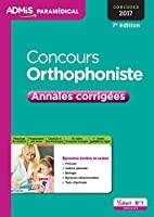 Image du vendeur pour Concours Orthophoniste : Annales Corriges : Concours 2017 mis en vente par RECYCLIVRE