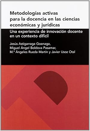 Imagen del vendedor de Metodolog�as activas para la docencia en las ciencias econ�m a la venta por Imosver
