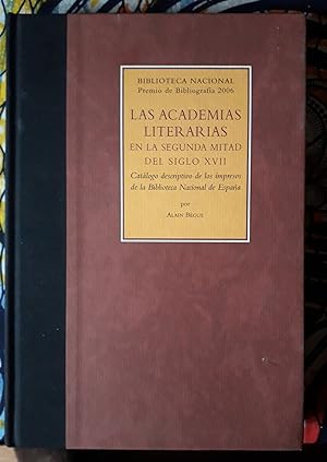 Image du vendeur pour Las academias literarias en la segunda mitad del siglo XVII mis en vente par FERDYDURKE LIBROS