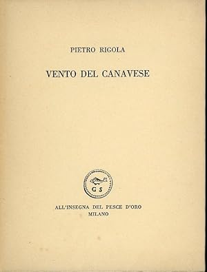 Imagen del vendedor de Vento nel Canavese a la venta por Studio Bibliografico Marini