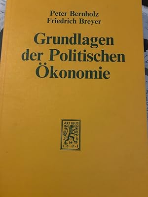 Immagine del venditore per Grundlagen der Politischen konomie. venduto da Antiquariat Thomas Nonnenmacher