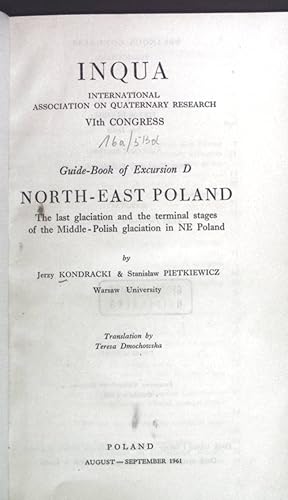 Seller image for Guide-Book of Excursion D. North-East Poland. VIth INQUA Congress Publications. for sale by books4less (Versandantiquariat Petra Gros GmbH & Co. KG)