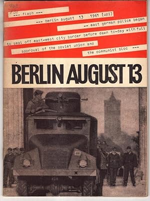 Seller image for Berlin August 13. for sale by High Street Books