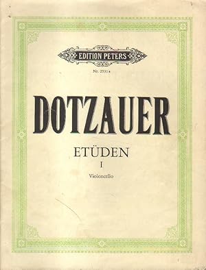 Bild des Verkufers fr Ausgewhlte Etden fr Violoncello aus Opus 47, 54, 70, 120, 158, 160. zum Verkauf von Versandantiquariat Boller