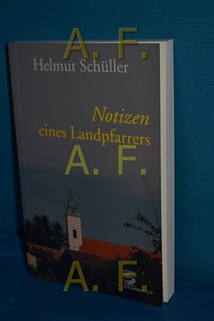 Imagen del vendedor de Notizen eines Landpfarrers. a la venta por Antiquarische Fundgrube e.U.