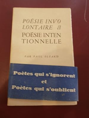 POESIE INVOLONTAIRE & POESIE INTENTIONNELLE. (Edition originale - 1 des 1800 exemplaires numéroté...