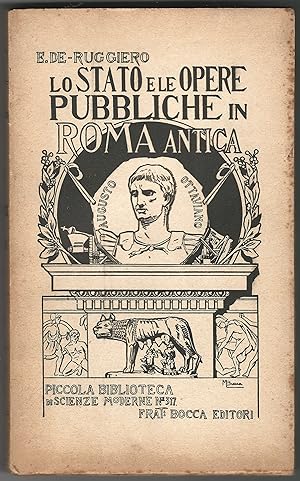 Lo stato e le opere pubbliche in Roma antica.