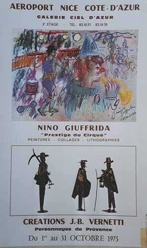 "PRESTIGE DU CIRQUE par Nino GIUFFRIDA + CREATIONS J.B. VERNETTI (Personnages de Provence)" GALER...