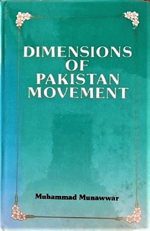 Bild des Verkufers fr Dimensions of Pakistan Movement zum Verkauf von Alplaus Books