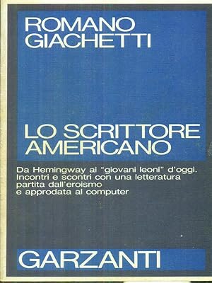 Imagen del vendedor de Lo scrittore americano a la venta por Librodifaccia