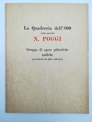 Galleria Guglielmi, Milano. La quadreria dell'800 nella raccolta N. Poggi. Gruppo di opere pittor...