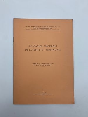 Immagine del venditore per Le cavita' naturali dell'Emilia Romagna venduto da Coenobium Libreria antiquaria