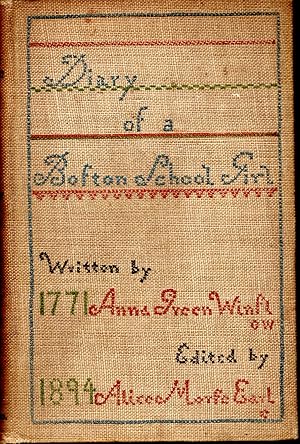 Seller image for Diary of Anna Green Winslow, a Boston School Girl of 1771 [Signed By Notable--Frederick Law Olmstead] for sale by Dorley House Books, Inc.