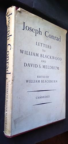 Seller image for Joseph Conrad Letters to Wiliam Blackwood and David S. Meldrum for sale by Your Book Soon