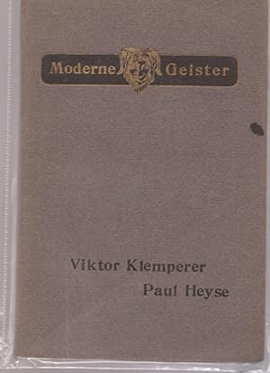 Moderne Geister. Hrsg. Dr. Hans Landsberg. Nr.4.