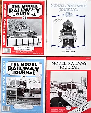 Model Railway Journal. 4 Issues: No. 25, 1988, No. 27, 1988, No. 35, 1989, and No. 37, 1989
