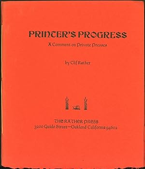 Printer's Progress: A Comment on Private Presses