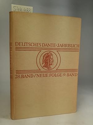 Bild des Verkufers fr Deutsches Dante-Jahrbuch, Bd.28 Neue Folge 19 Band zum Verkauf von ANTIQUARIAT Franke BRUDDENBOOKS