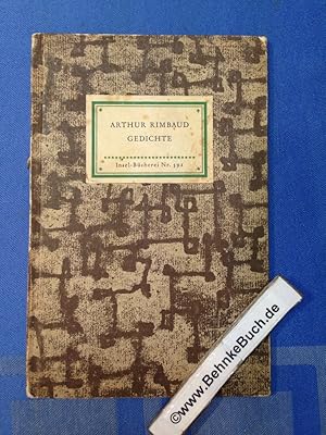 Bild des Verkufers fr Gedichte. Insel-Bcherei Nr. 592. Arthur Rimbaud. bertr. von K. L. Ammer. Mit e. Geleitw. von Stefan Zweig / Insel-Bcherei ; Nr. 592 zum Verkauf von Antiquariat BehnkeBuch