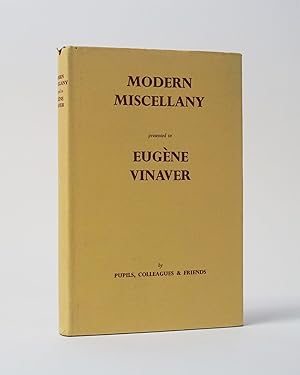 Bild des Verkufers fr Modern Miscellany Presented to Eugene Vinaver zum Verkauf von Karol Krysik Books ABAC/ILAB, IOBA, PBFA