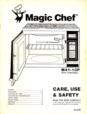 Seller image for Owner's Manual for Magic Chef M41-10P Microwave Oven for sale by Book Booth