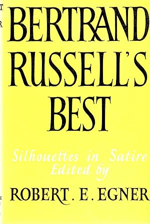 Imagen del vendedor de Bertrand Russell's Best: Silhouettes in Satire a la venta por Book Booth