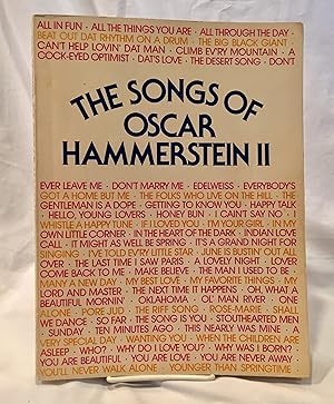 Seller image for THE SONGS OF OSCAR HAMMERSTEIN II for sale by Bargain Finders of Colorado