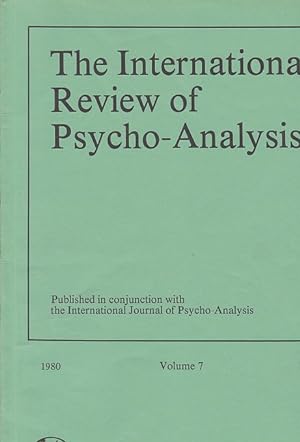 Seller image for The International Review of Psycho-Analysis. Volume 7, Part 3, 1980. Published in conjunction with the International Journal of Psycho-Analysis. for sale by Fundus-Online GbR Borkert Schwarz Zerfa